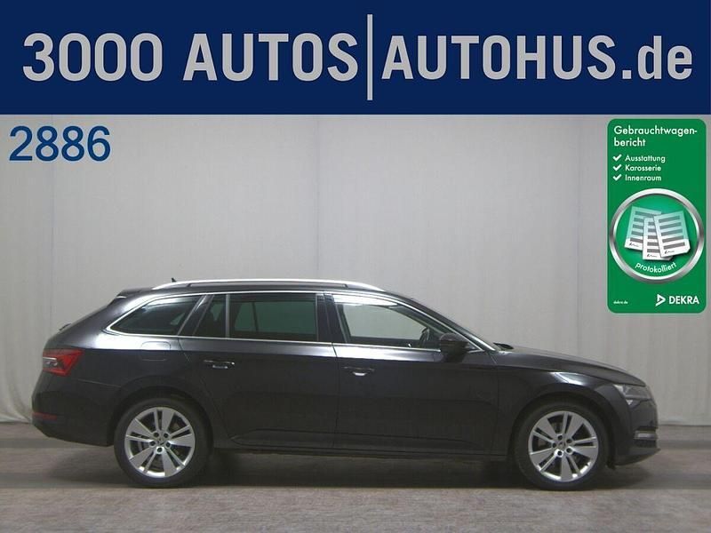 Schwarz magic perleffekt Gebraucht 2020 Skoda Superb Premium Edition Kombi | 17.980 € (Guter Preis) - Bild 1/4