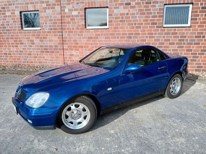 Blau Gebraucht 1997 Mercedes SLK200 Cabrio | 4.750 € (Fairer Preis) - Bild 1/4