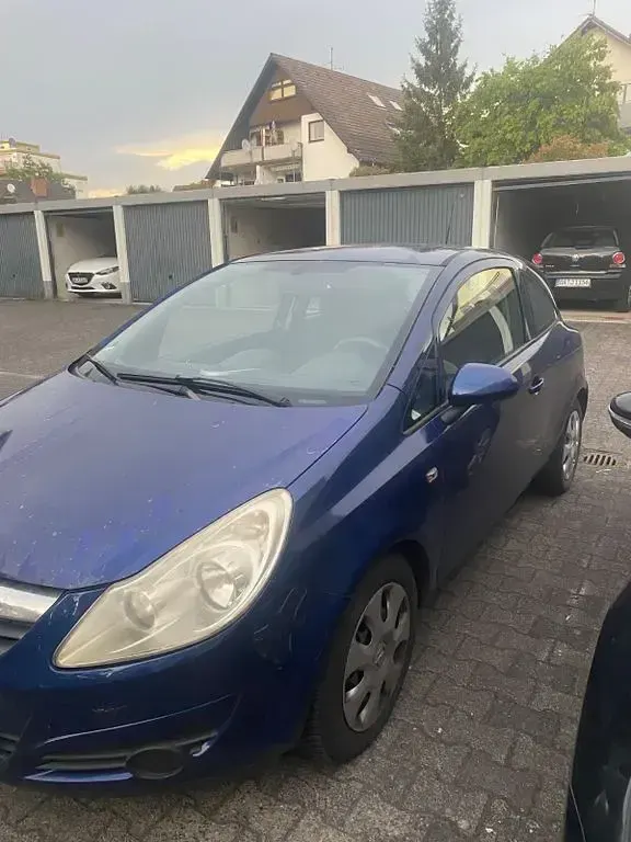 Gebraucht Opel Corsa 60 PS (44 kW) 2008 Blau Kleinwagen