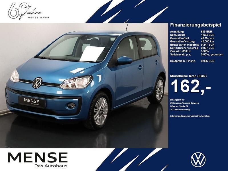 Blau Gebraucht 2020 VW up! Basis Kleinwagen | 8.985 € (Fairer Preis) - Bild 1/4