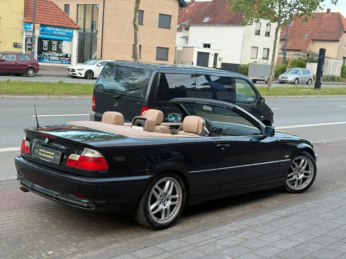 Gebraucht BMW 323 Cabriolet 170 PS (125 kW) 2000 Schwarz Cabrio