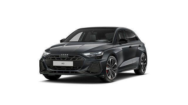Grau Neu 2025 Audi A3 Sportback S-Line Limousine | 49.460 € (Teuer) - Bild 1/4