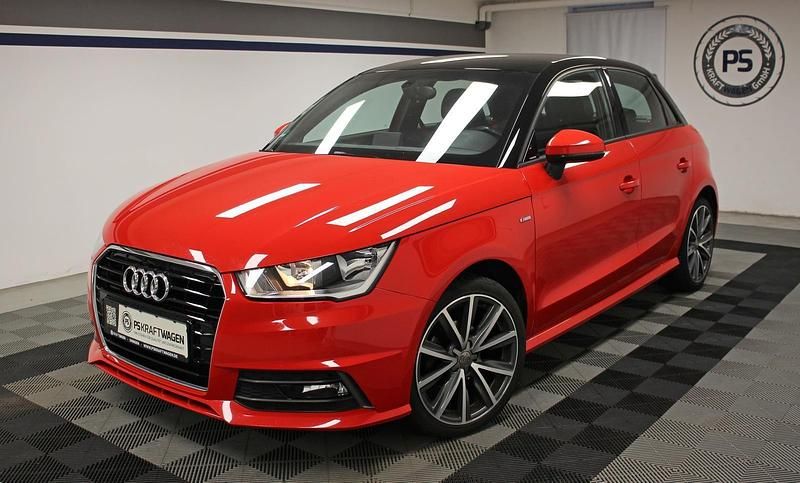 Rot Gebraucht 2015 Audi A1 Sportback S-Line Kleinwagen | 11.290 € (Fairer Preis) - Bild 1/3