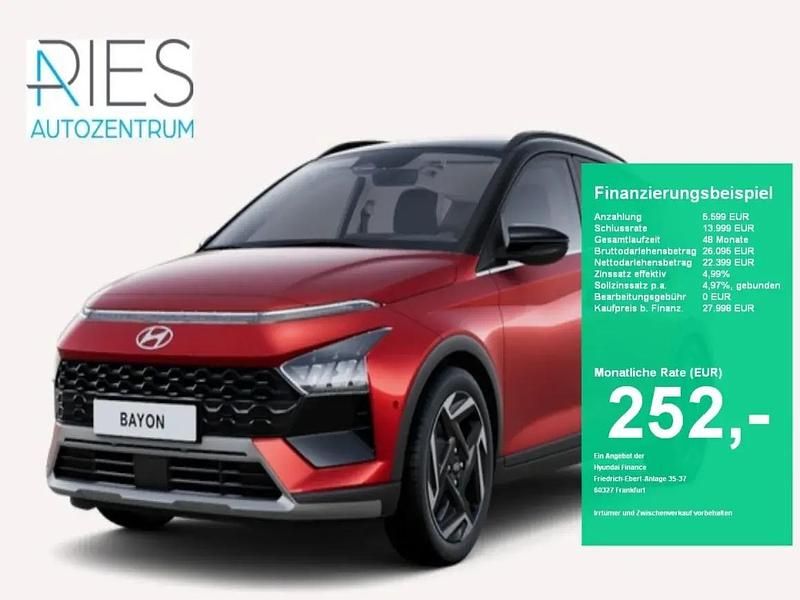 Dragon red/ phantom black Neu 2025 Hyundai Bayon Prime SUV | 27.998 € (Etwas zu teuer) - Bild 1/1