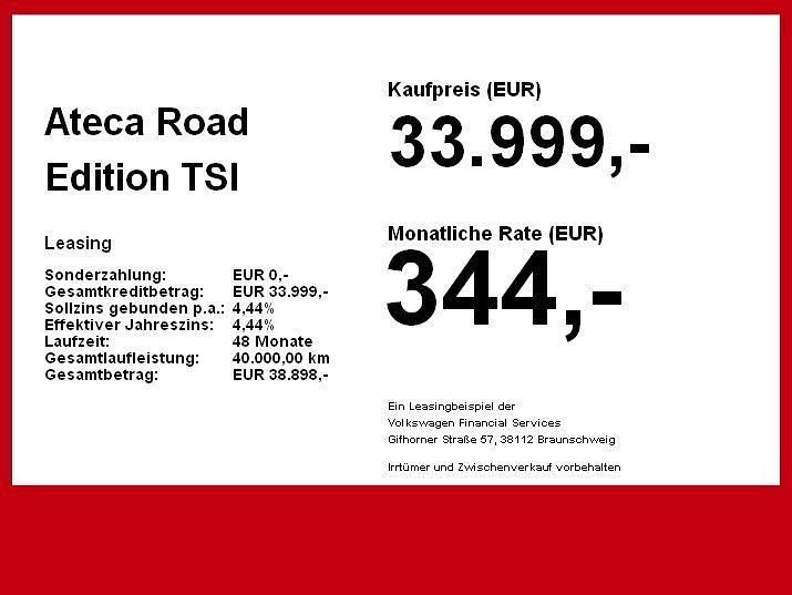 Neu Seat Ateca Style 150 PS (110 kW) 2025 Silber (reflexsilber) SUV