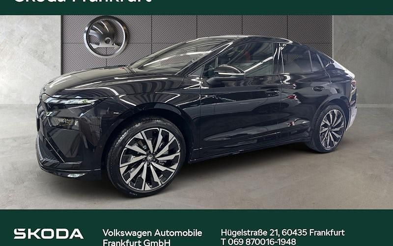 Schwarz Neu 2025 Skoda Enyaq iV SportLine SUV | 55.980 € (Fairer Preis) - Bild 1/4