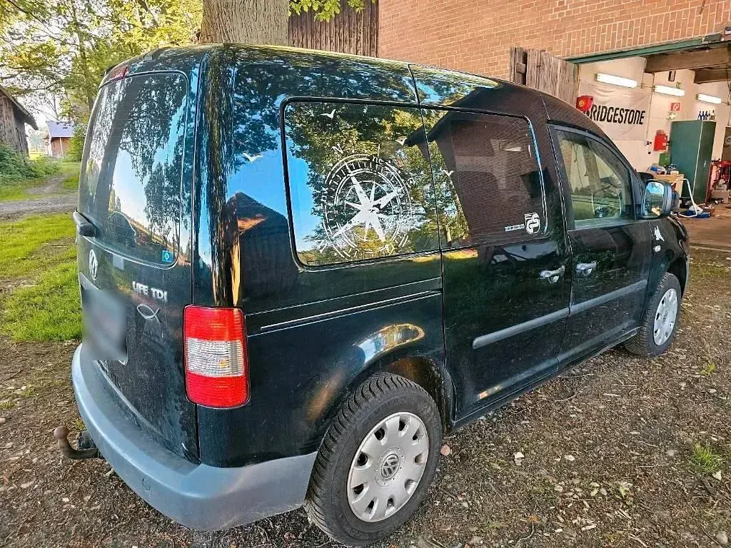 Gebraucht VW Caddy 105 PS (77 kW) 2006 Schwarz Van / Kleinbus