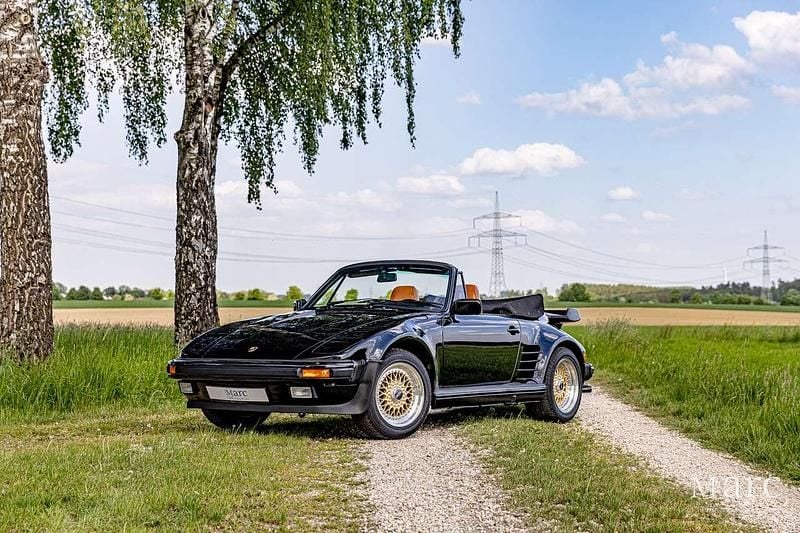 Schwarz Gebraucht 1987 Porsche 930 Turbo Cabrio | 329.900 € - Bild 1/4