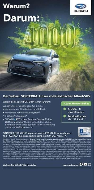 Gebraucht Subaru Solterra 160 kW (218 PS) 2024 Harbor gray pearl black mica SUV