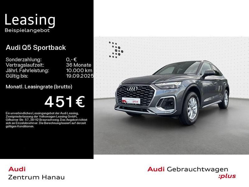 Daytonagrau perleffekt Gebraucht 2024 Audi Q5 Sportback Ambiente SUV | 46.879 € (Guter Preis) - Bild 1/4