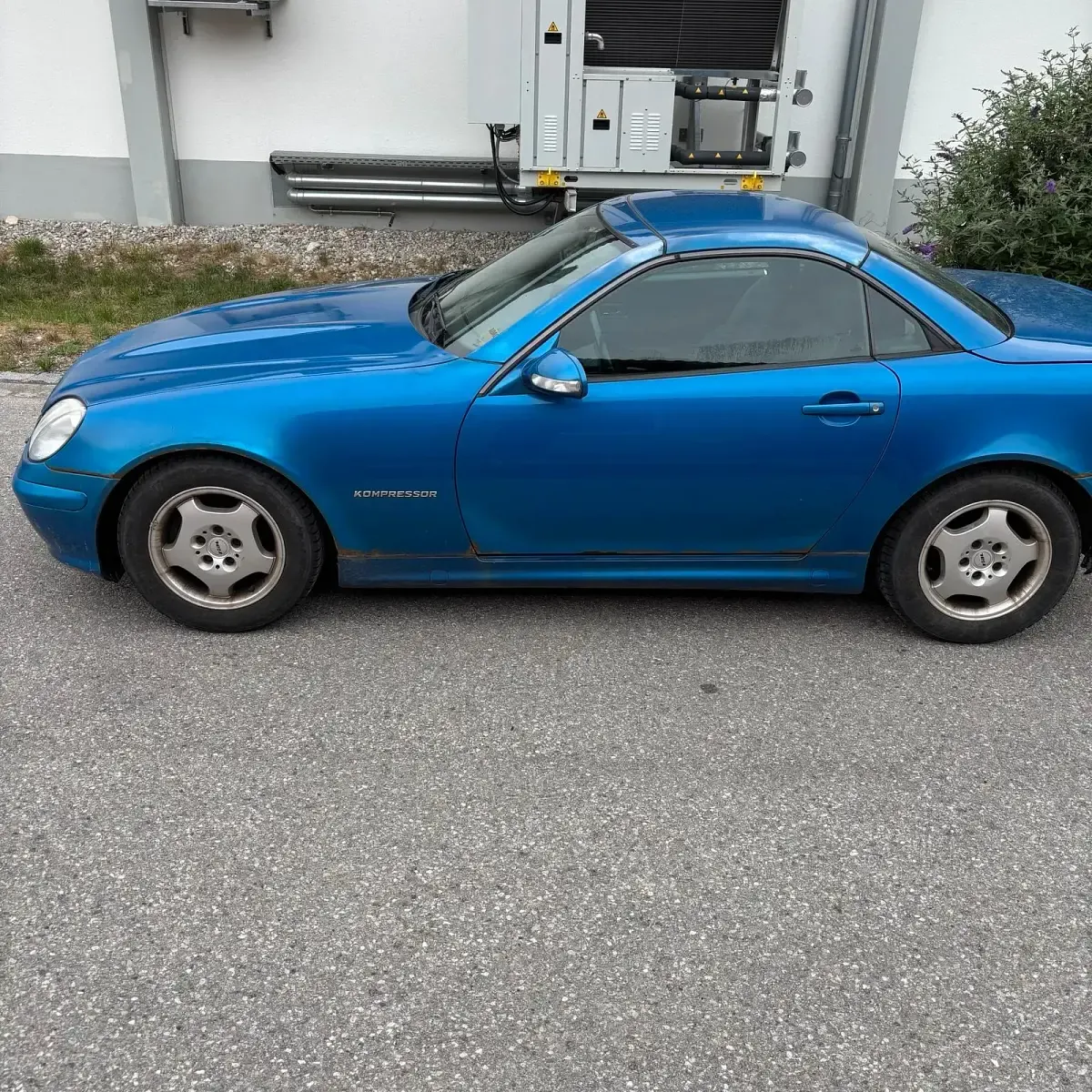 Gebraucht Mercedes SLK200 163 PS (119 kW) 2002 Blau Cabrio