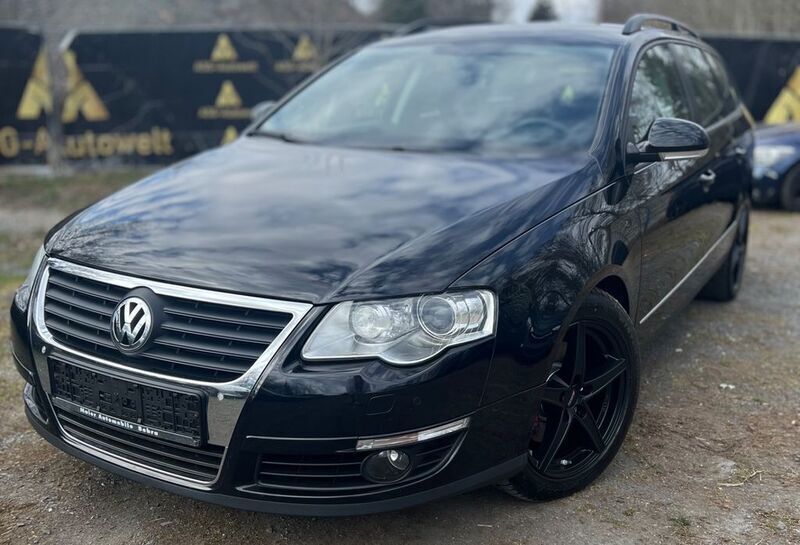 Schwarz Gebraucht 2010 VW Passat Sportline Kombi | 6.999 € - Bild 1/4