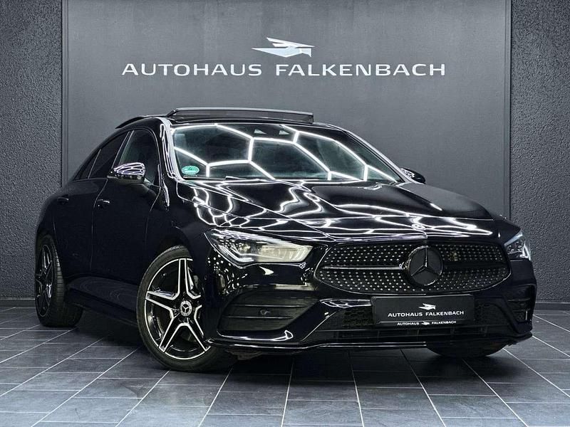 Schwarz Gebraucht 2019 Mercedes CLA200 AMG Coupé | 28.499 € (Fairer Preis) - Bild 1/4