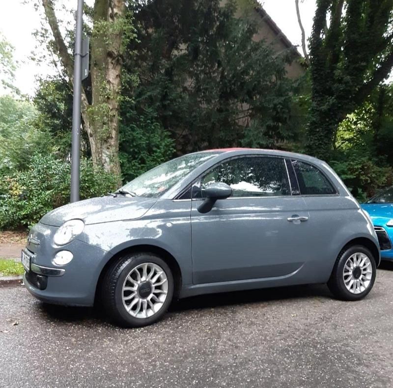 Grau Gebraucht 2012 Fiat 500C Cabrio | 3.700 € (Superpreis) - Bild 1/3