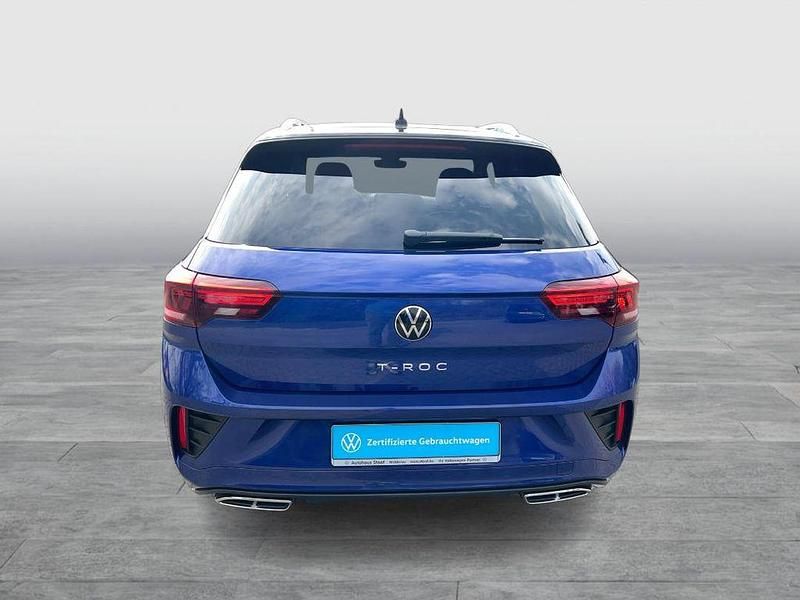 Second-hand VW T-Roc R-line 150 CP (110 kW) 2023 Albastru SUV