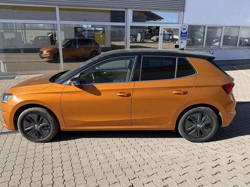 Gebraucht Skoda Fabia 116 PS (85 kW) 2024 Phoenixorange metallic Kleinwagen