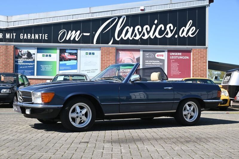 Blau Gebraucht 1983 Mercedes SL380 Cabrio | 34.890 € - Bild 1/4