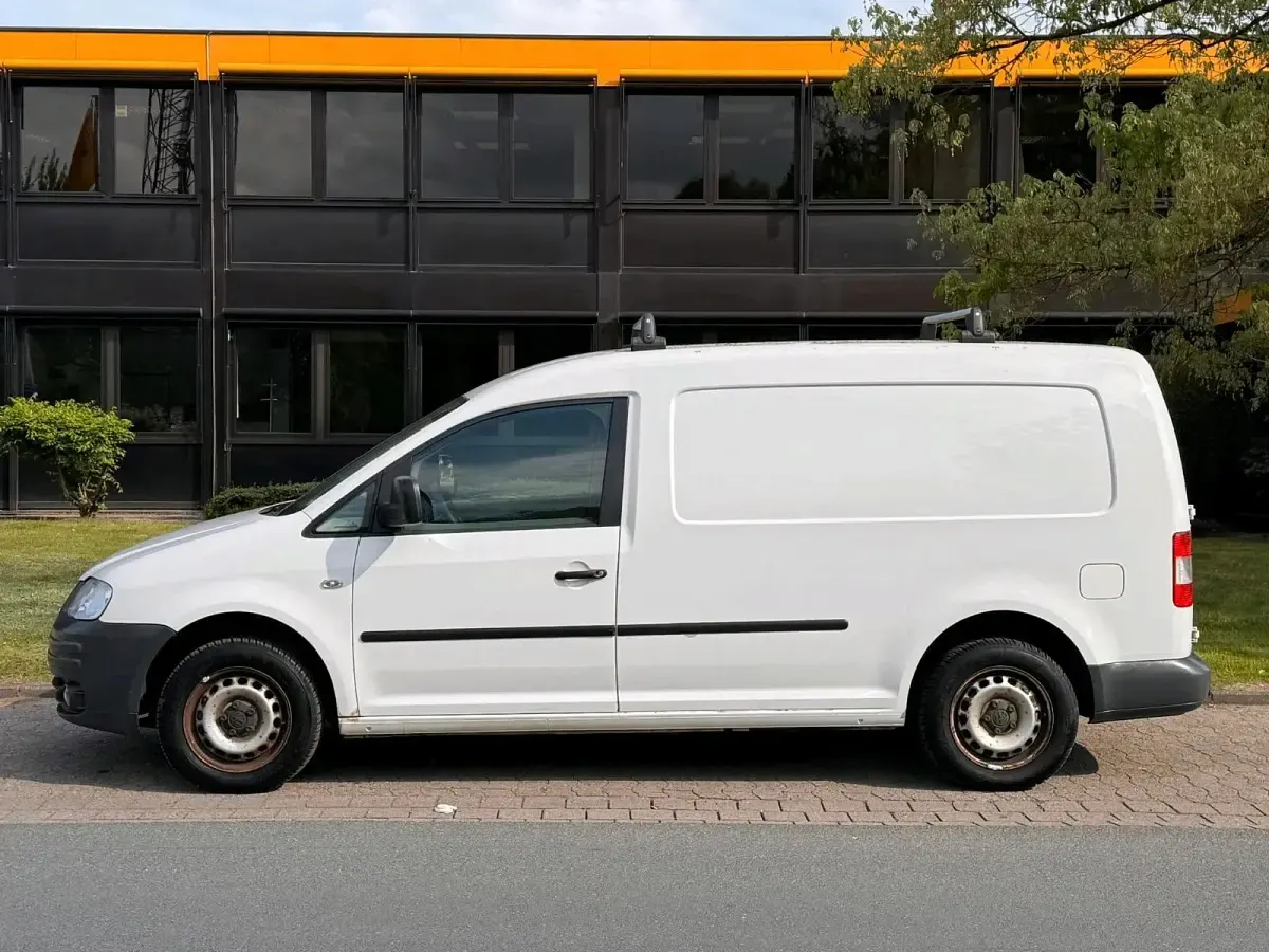 Gebraucht VW Caddy Maxi 105 PS (77 kW) 2008 Weiß Van / Kleinbus