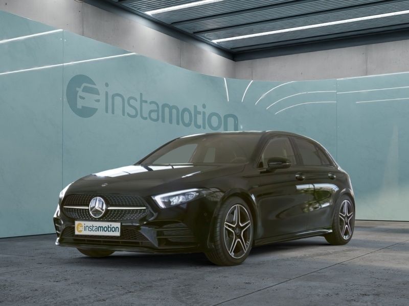 Schwarz Gebraucht 2021 Mercedes A250 Limousine | 26.340 € (Fairer Preis) - Bild 1/3
