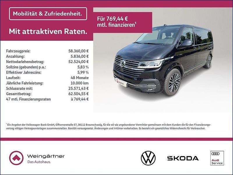 Schwarz Gebraucht 2022 VW T6.1 Highline Van | 58.360 € (Fairer Preis) - Bild 1/4