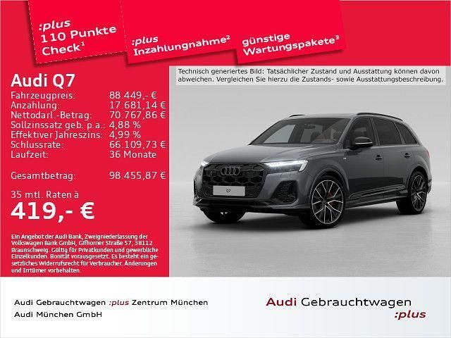 Daytonagrau perleffekt Gebraucht 2024 Audi Q7 S-Line SUV | 87.891 € (Teuer) - Bild 1/2