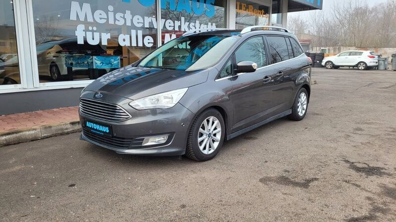 Grau Gebraucht 2016 Ford Grand C-Max Titanium Van / Kleinbus | 13.950 € (Fairer Preis) - Bild 1/4