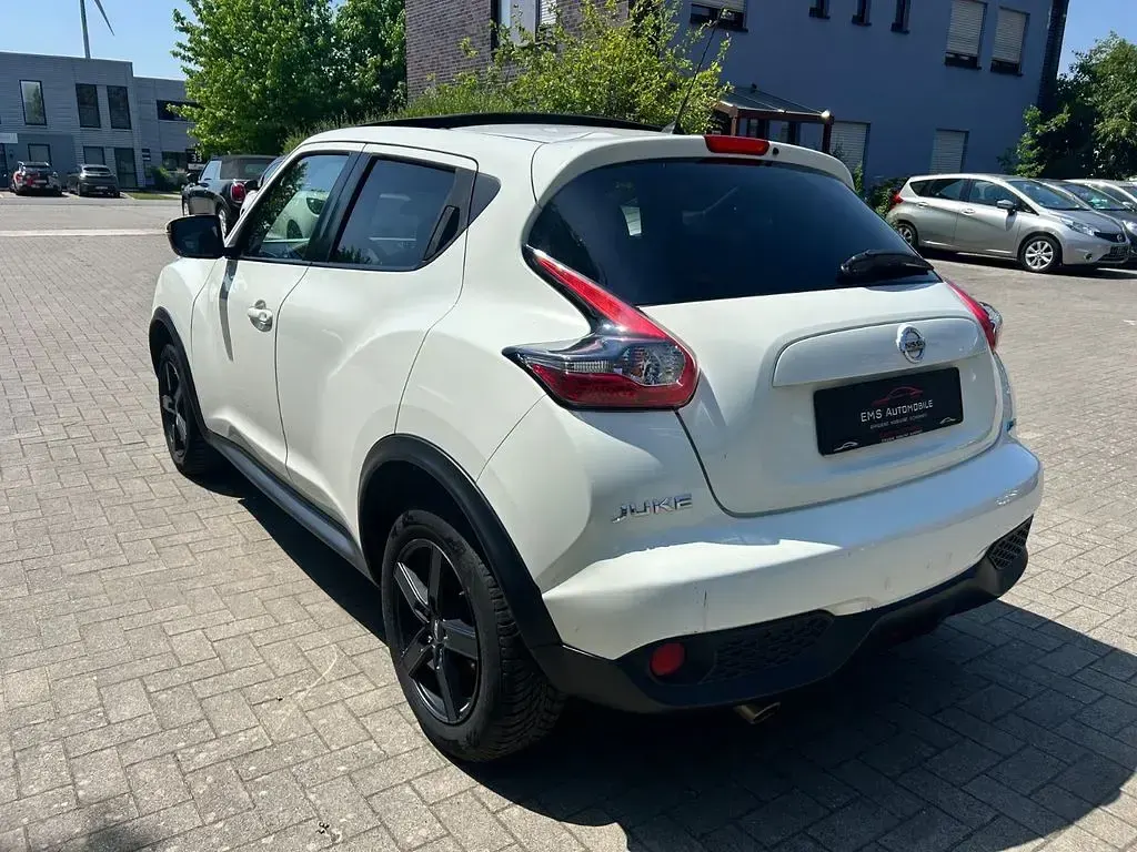 Gebraucht Nissan Juke Acenta 110 PS (80 kW) 2015 Weiß SUV