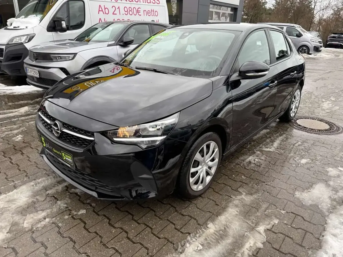 Gebraucht Opel Corsa Edition 101 PS (74 kW) 2021 Schwarz Kleinwagen
