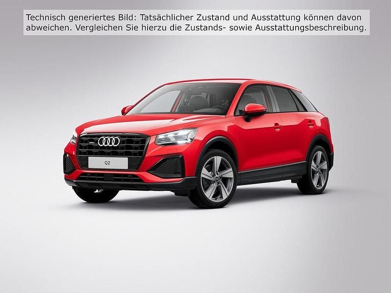 Progressivrot metallic (metallic) Gebraucht 2025 Audi Q2 Ambiente SUV | 36.640 € (Fairer Preis) - Bild 1/4