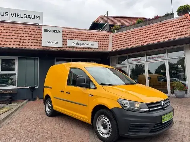 Gebraucht VW Caddy 75 PS (55 kW) 2020 Gelb Van / Kleinbus