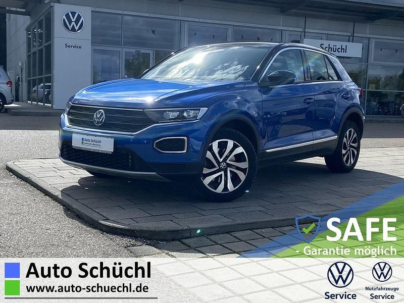 Blau Gebraucht 2021 VW T-Roc Active SUV | 25.870 € (Fairer Preis) - Bild 1/4