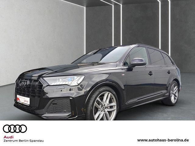 Schwarz Gebraucht 2021 Audi Q7 S-Line SUV | 60.770 € (Teuer) - Bild 1/4