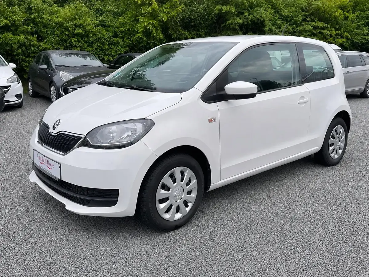 Gebraucht Skoda Citigo Ambition 60 PS (44 kW) 2017 Weiß Kleinwagen