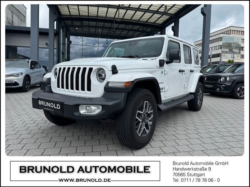 Weiß Gebraucht 2022 Jeep Wrangler Sahara SUV | 49.900 € (Superpreis) - Bild 1/4