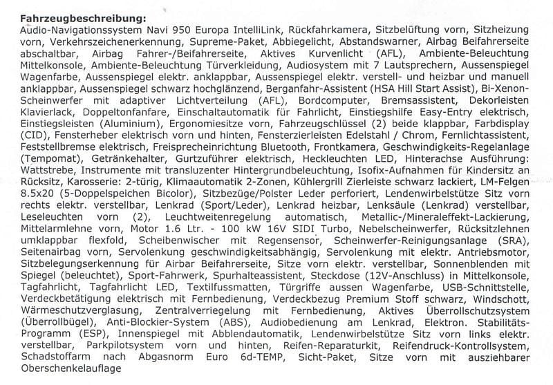 Gebraucht Opel Cascada 136 PS (100 kW) 2019 Silber Cabrio