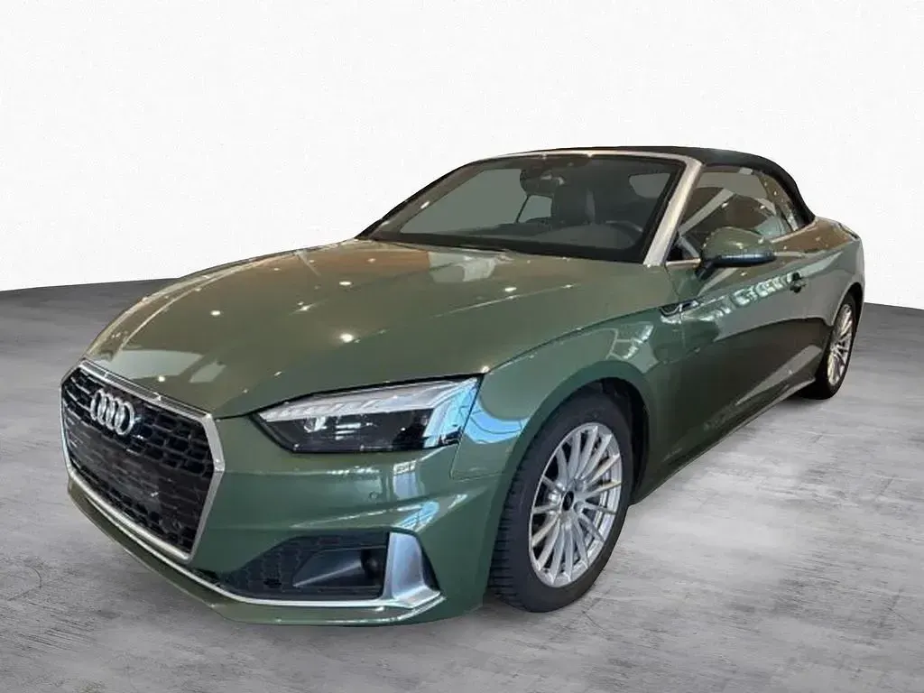 Gebraucht Audi A5 Cabriolet Ambiente 204 PS (150 kW) 2022 Distriktgrün metallic/verdeck Cabrio