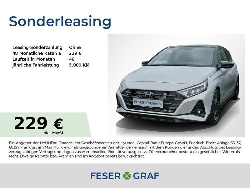 Grau Neu 2025 Hyundai i20 N Line Limousine | 24.280 € (Fairer Preis) - Bild 1/4