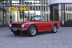 Usata Triumph TR6 95 CV (69 kW) 1976 Rosso Cabrio