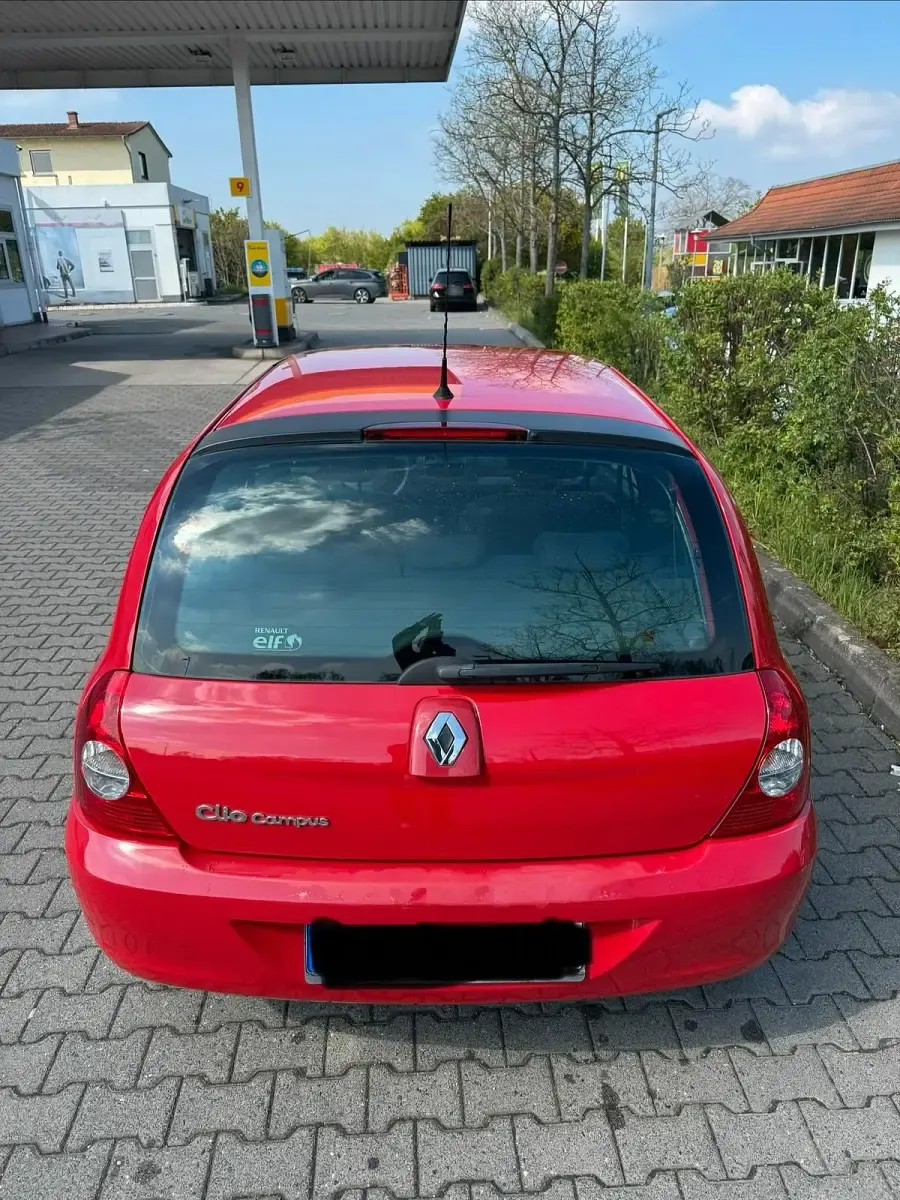 Gebraucht Renault Clio 59 PS (43 kW) 2008 Rot Kleinwagen