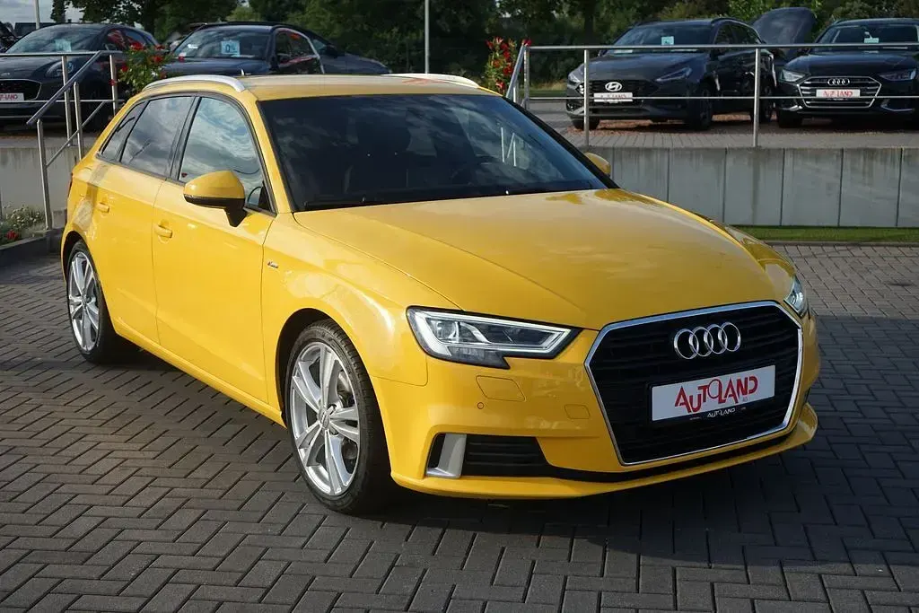 Gebraucht Audi A3 S-Line 150 PS (110 kW) 2019 Gelb Limousine