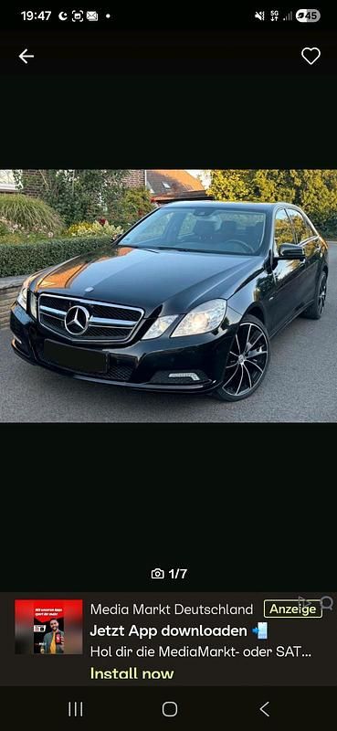 Gebraucht Mercedes E220 170 PS (125 kW) 2009 Schwarz Limousine