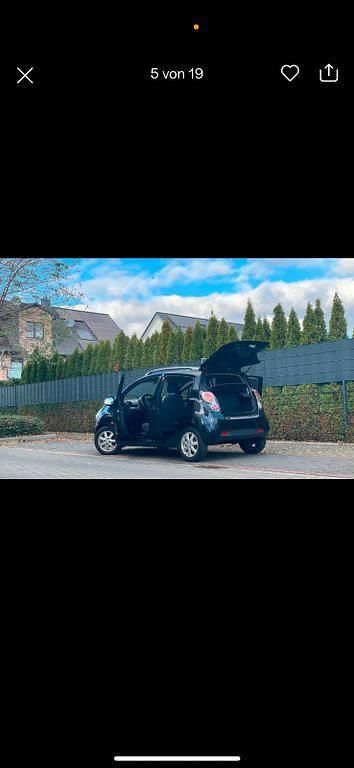 Gebraucht Chevrolet Spark LS 82 PS (60 kW) 2012 Schwarz Kleinwagen