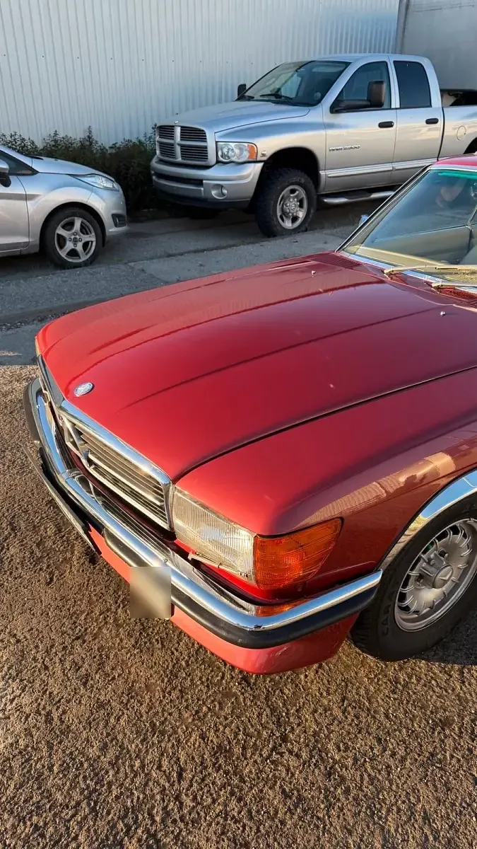 Gebraucht Mercedes SLC450 231 PS (169 kW) 1973 Rot Coupé