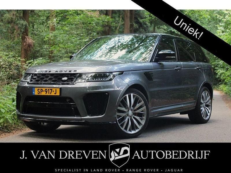 Grau Gebraucht 2018 Land Rover Range Rover Sport SVR SUV | 54.131 € (Guter Preis) - Bild 1/4