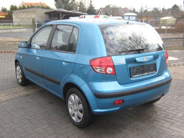 Gebraucht Hyundai Getz Edition+ 82 PS (60 kW) 2003 Blau metallic Kleinwagen