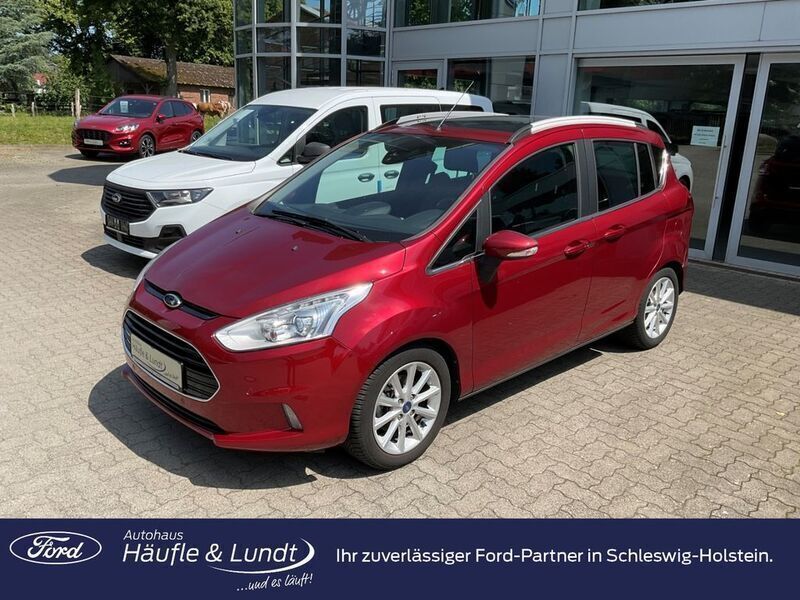 Rubyrot (metallic) Gebraucht 2017 Ford B-MAX Titanium Van / Kleinbus | 11.980 € (Etwas zu teuer) - Bild 1/4