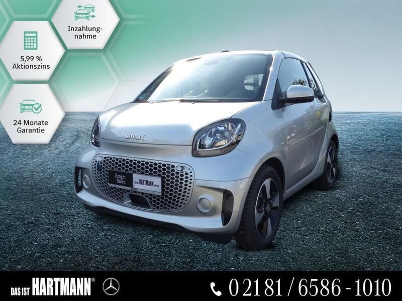 Silber Gebraucht 2023 Smart ForTwo Electric Drive Cabrio | 17.890 € (Teuer) - Bild 1/4