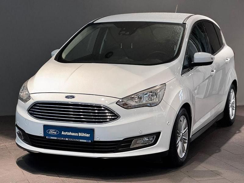 Gebraucht Ford C-MAX Titanium 125 PS (91 kW) 2018 Weiß Van / Kleinbus