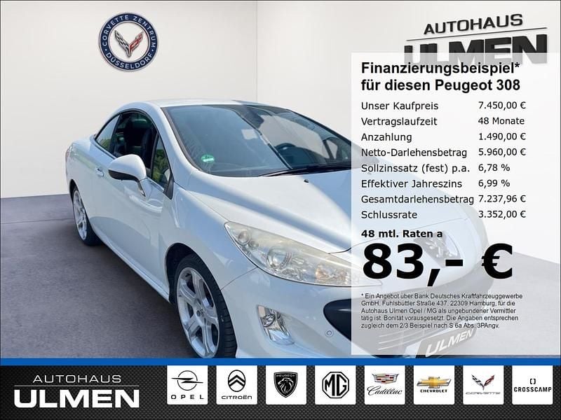 Gebraucht Peugeot 308 CC Platinum 156 PS (114 kW) 2010 Weiss Cabrio