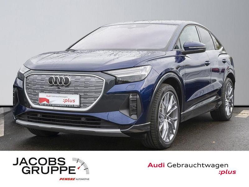 Blau Gebraucht 2025 Audi Q4 Sportback e-tron Advanced SUV | 42.930 € - Bild 1/4